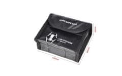 YUNIQUE GREEN-CLEAN Bezpečnostná taška pre RC batérie | Ochranné puzdro proti výbuchu Lipo | Ohňovzdorné nabíjacie puzdro | Ideálne pre DJI Mavic Air | Rozmery 120x90x50 mm