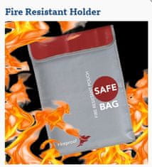 YUNIQUE GREEN-CLEAN Bezpečnostná taška na RC batérie | Ochranné puzdro proti výbuchu Lipo | Ohnivzdorné nabíjacie puzdro, rozmery 280x380 mm