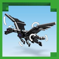 LEGO Minecraft 21264 Drak z Enderu a loď z Endu