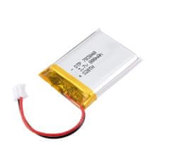 YUNIQUE GREEN-CLEAN Lítiumová batéria 3,7V 800mAh model 703040 | S ochranným obvodom | Nabíjateľná, kompatibilná s Bluetooth slúchadlami a TWS náhlavnými súpravami, vysoká odolnosť