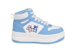 Disney Stitch a Andzia Disney Dámske vysoké tenisky, modro-biele športové topánky 38 EU / 5 UK
