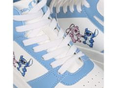Disney Stitch a Andzia Disney Dámske vysoké tenisky, modro-biele športové topánky 40 EU / 7 UK