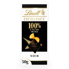 LINDT EXCELLENCE extra horká čokoláda 100% s príchuťou pomaranča 50g