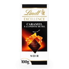 LINDT EXCELLENCE horká čokoláda s chrumkavými kúskami karamelu a morskou soľou