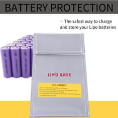 YUNIQUE GREEN-CLEAN Bezpečnostná taška na RC batérie | Ochranný obal proti výbuchu Lipo | Ohňovzdorné nabíjacie vrecko, rozmery 100x200 mm