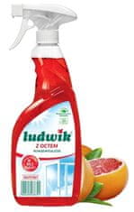 Ludwik Čistič skla a glazúry s octom 600 ml grapefruit