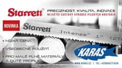 STARRETT pilový pás na kov 2450x27x0,9 M42 10/14 INTENSS s unikátní technologií