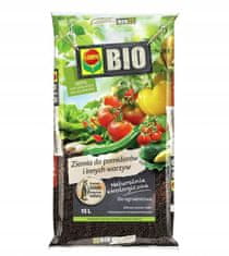 COMPO Zem BIO prírodný substrát pre paradajky a zeleninu 15L