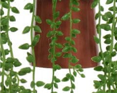 Kaemingk Zelená závesná umelá popínavá rastlina 11x11x15,5 cm