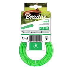 Bradas Struna do kosačky 1,6mm x 15m kruhový profil