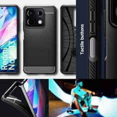 Spigen Obal / kryt na Xiaomi Redmi NOTE 13 5G čierny - SPIGEN Rugged Armor Case