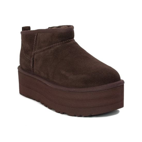 Ugg Australia Snehovky hnedá 36 EU Classic Ultra Mini Platform