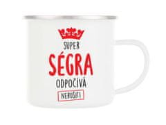 Divja Plechový hrnček pre super sestru