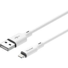 Yenkee YCU 615 WH SILIC MFi - USB A /1,5m