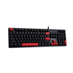 A4Tech Bloody S510R mechanická herná klávesnica, RGB podsvietenie, Red Switch, USB, CZ, čierna