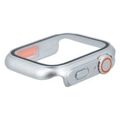 BB-Shop Ochranné puzdro so skleneným krytom pre Apple Watch strieborné