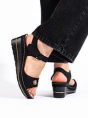 Amiatex Dámske sandále 108153 + Nadkolienky Gatta Calzino Strech, čierne, 38
