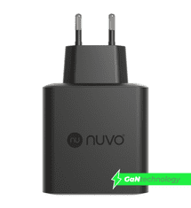 Nuvo GaN sieťový adaptér 65 W s Power Delivery a Quick Charge