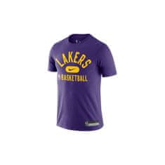 Nike Tričko výcvik tmavomodrá XL Nba Los Angeles Lakers Dri-fit