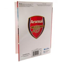 FAN SHOP SLOVAKIA Blahoželanie Arsenal FC, hracie, 22x15 cm