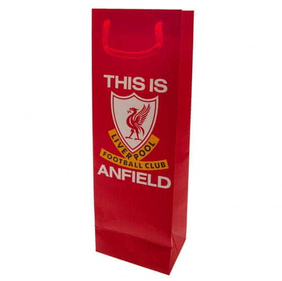 FAN SHOP SLOVAKIA Darčeková taška Liverpool FC, červená, 37x12 cm