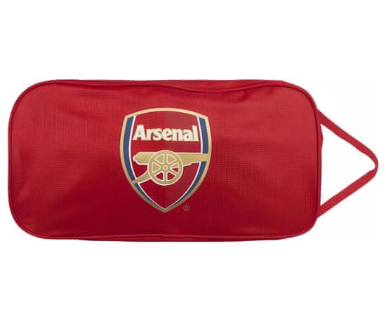 FAN SHOP SLOVAKIA Taška na topánky Arsenal FC, červená, 35x18x12 cm