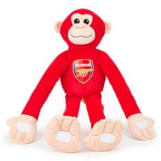 FAN SHOP SLOVAKIA Plyšová opička Arsenal FC, červená, na zavesenie