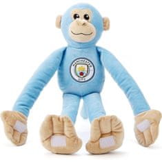 FAN SHOP SLOVAKIA Plyšová opička Manchester City FC, modrá, na zavesenie