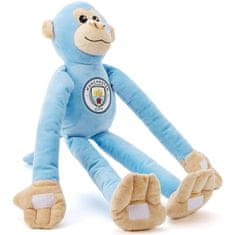 FAN SHOP SLOVAKIA Plyšová opička Manchester City FC, modrá, na zavesenie