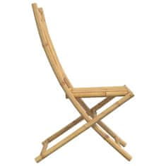 Petromila vidaXL Skladacie záhradné stoličky 6 ks 46x66x99 cm bambus