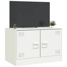 Vidaxl TV skrinka biela 67x39x44 cm oceľ