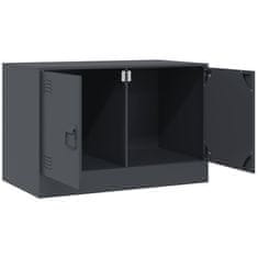 Vidaxl TV skrinky 2 ks antracitové 67x39x44 cm oceľ