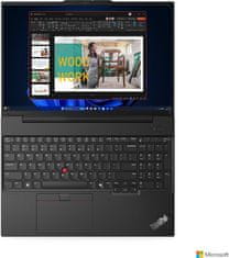 Lenovo ThinkPad E16 Gen 2 (Intel) (21MA0021CK), čierna