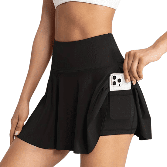 VIVVA® Dámska športová sukňa so zabudovanými šortkami a vreckom | SKORTIFY