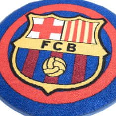 FAN SHOP SLOVAKIA Koberček FC Barcelona, modro-červený, okrúhly, 60 cm