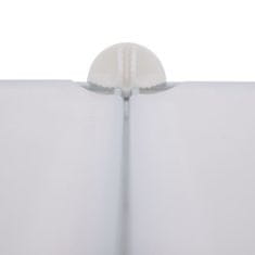 KONDELA Detská modulárna skriňa biela, hnedý vzor KIRBY
