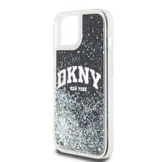 DKNY Originálne tvrdé puzdro Liquid Glitter Big Logo DKHCN61LBNAEK pre iPhone 11/ Xr black