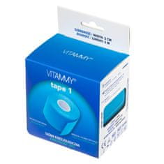 Vitammy Tape 1 Kineziologická páska, mäkká, vodeodolná, modrá