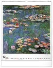 Notique Nástenný kalendár Claude Monet 2025, 48 x 56 cm