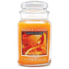 Village Candle Vonná sviečka v skle Citrusové osvieženie (Citrus Twist) 602 g