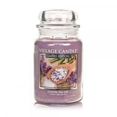 Village Candle Vonná sviečka v skle Levanduľa s morskou soľou (Lavender Sea Salt) 602 g