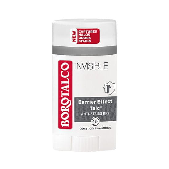 Borotalco Tuhý dezodorant Invisible 40 ml