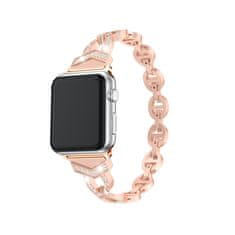 TopQ  Remienok pre Apple Watch 42/44/45 Design 3 rosegold