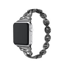 TopQ  Remienok pre Apple Watch 38/40/41 Design 3 čierny