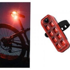 Northix LED zadné svetlo pre bicykel 