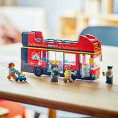 LEGO City 60407 Červený dvojposchodový vyhliadkový autobus