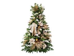 LAALU Sada vianočných ozdôb 106 ks v krabici CHAMPAGNE na vianočný stromček 120-210 cm
