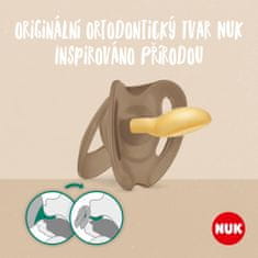 Nuk  NATURE dudlík latex 0-6m. 2 ks BOX zelená