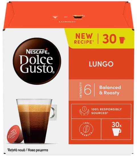 NESCAFÉ Dolce Gusto Lungo – kávové kapsle – 30 ks