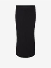 Vero Moda Čierna dámska púzdrová midi sukňa Vero Moda Mary XS